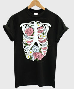 Floral-Rib-Cage-T-Shirt-HR01